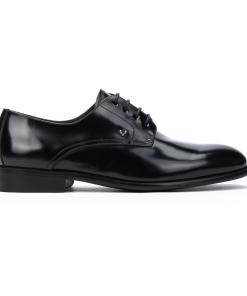 Blucher Liso Vestir Arlington Florentic Negro -MARTINELLI