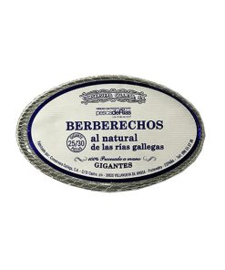 Berberechos Al Natural Conserva Gallega 25/30 Gigante