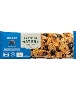 Barrita de frutos secos con arandanos azules 40g, taste of nature