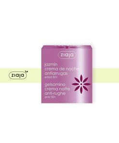 Jazmín crema facial de noche antiarrugas
