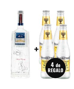 Pack Gin Martin Millers + 4 Fever Tree Indian Tonic Water Gratis