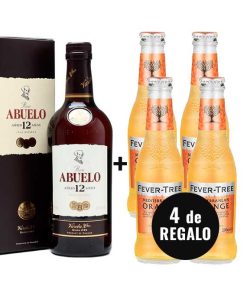 Pack Ron Abuelo 12 Años + 4 Orange Fever Tree Gratis