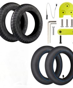 Kit Ruedas Wanda 10 Pulgadas Compatible para Xiaomi M365, 1s, Essential,Pro y Pro2( Color Amarillo)