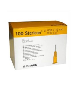 Aguja hipodérmica Sterican 30G x 1/2, 0,30 x 12 mm. (100 uds)