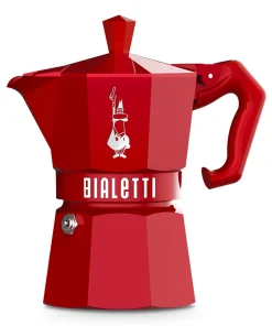 Cafetera Bialetti Moka  Exclusive Roja 3tz