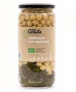 Garbanzos con espinacas 720g, Carlota