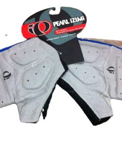 Guantes ciclista de ante  medio dedo, con almohadilla de gel antideslizante  en la  palma