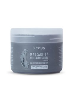 Mascarilla de Arcilla Bamboo Charcoal natural Kefus 250 ml