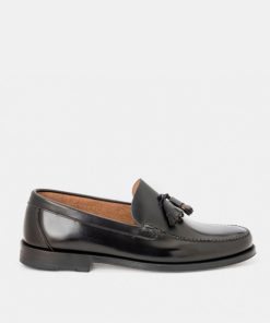 Castellano Mocasín Antik Suela Borlas Negro- CASTELLANO 1920