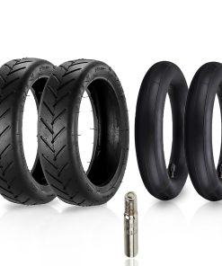 Pack 2cubierta 8.5″ (8 1/2×2) y 2camaras de aire de 8.5″(8 1/2×2)y Valvula de aire Compatible para M365, M365 PRO, 1S, PRO2, ESSENTIAL,Mi electric scooter 3