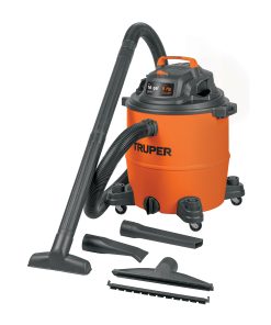 Aspiradora de sólidos y líquidos, 16 gal, plástica, Truper