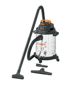Aspiradora de sólidos y líquidos, 5 gal, acero inox, Truper