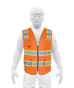Chaleco de seguridad de alta visibilidad, naranja, G, EXPERT