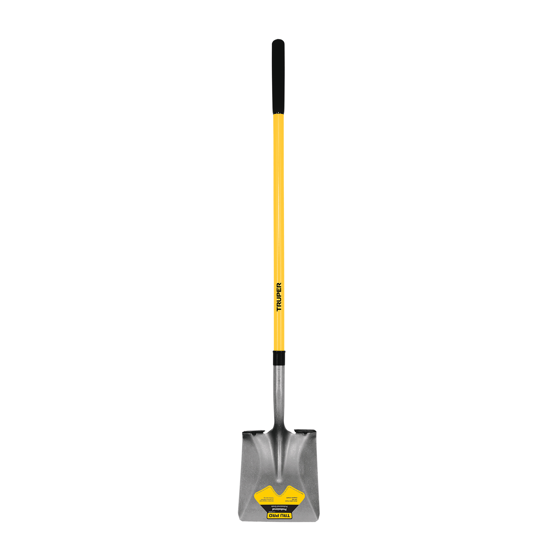 Pala cuadrada Tru Pro, mango largo de fibra de vidrio 48″