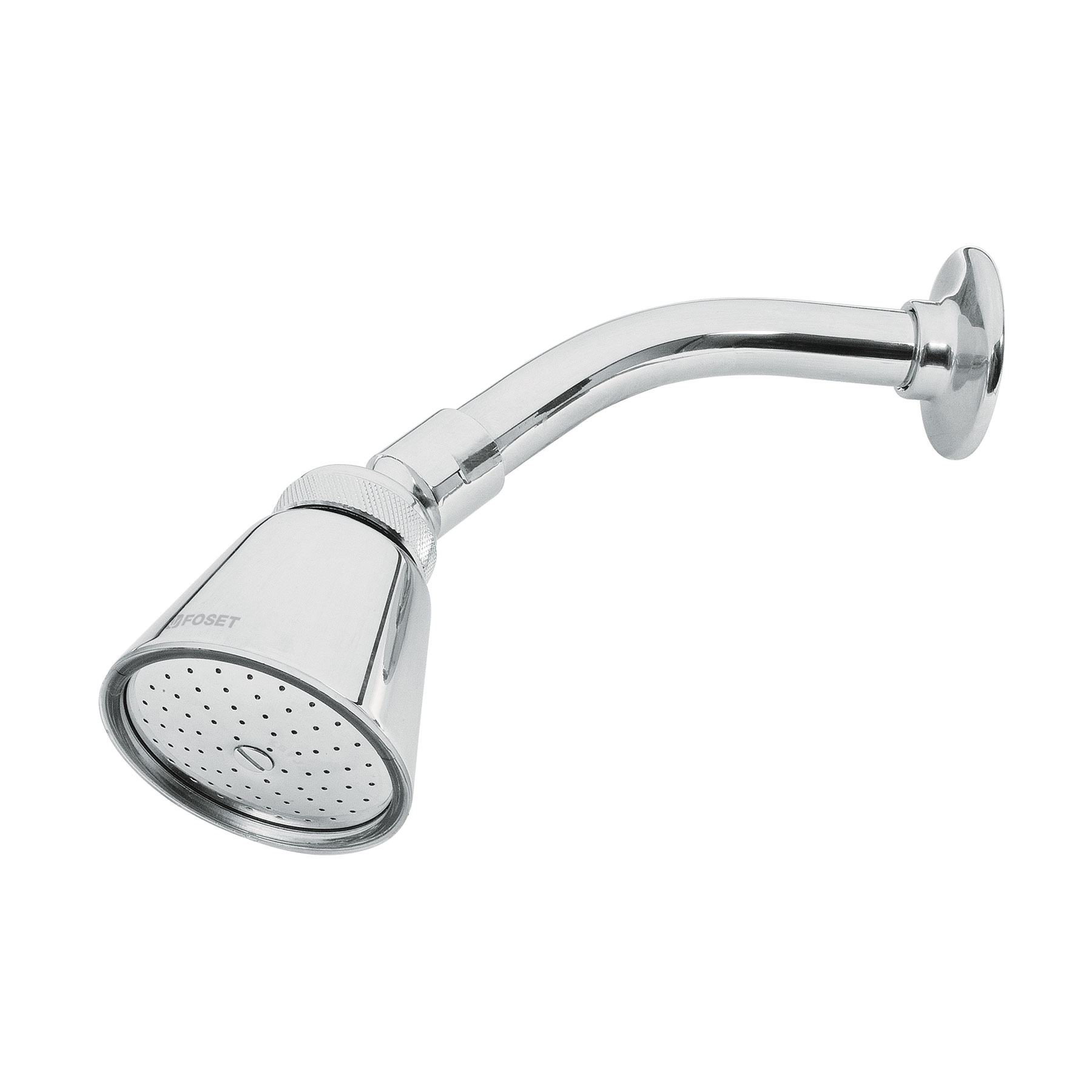 Regadera redonda 2-3/4″ en latón, chorro fijo, Foset - Imagen 2