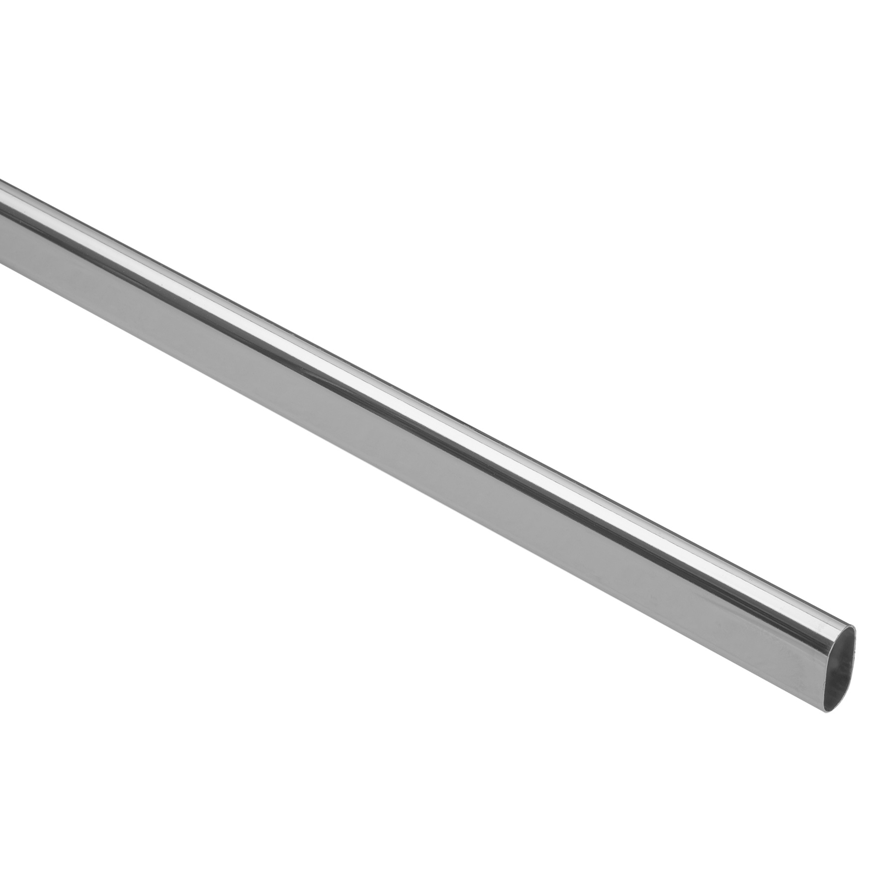 Tubo ovalado para clóset, 3 m, aluminio, HERMEX - Imagen 2