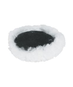 Borla p/pulir de lana de 7″ hook and loop, TRUPER