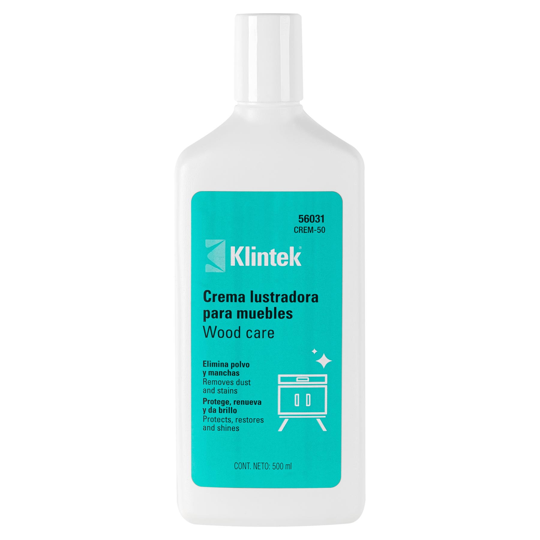 crema lustradora para muebles, 500 ml, klintek - Imagen 2