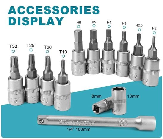 Llave Dinamométrica 1/4» 1-6Nm Micro 0.05 Nm - Imagen 3