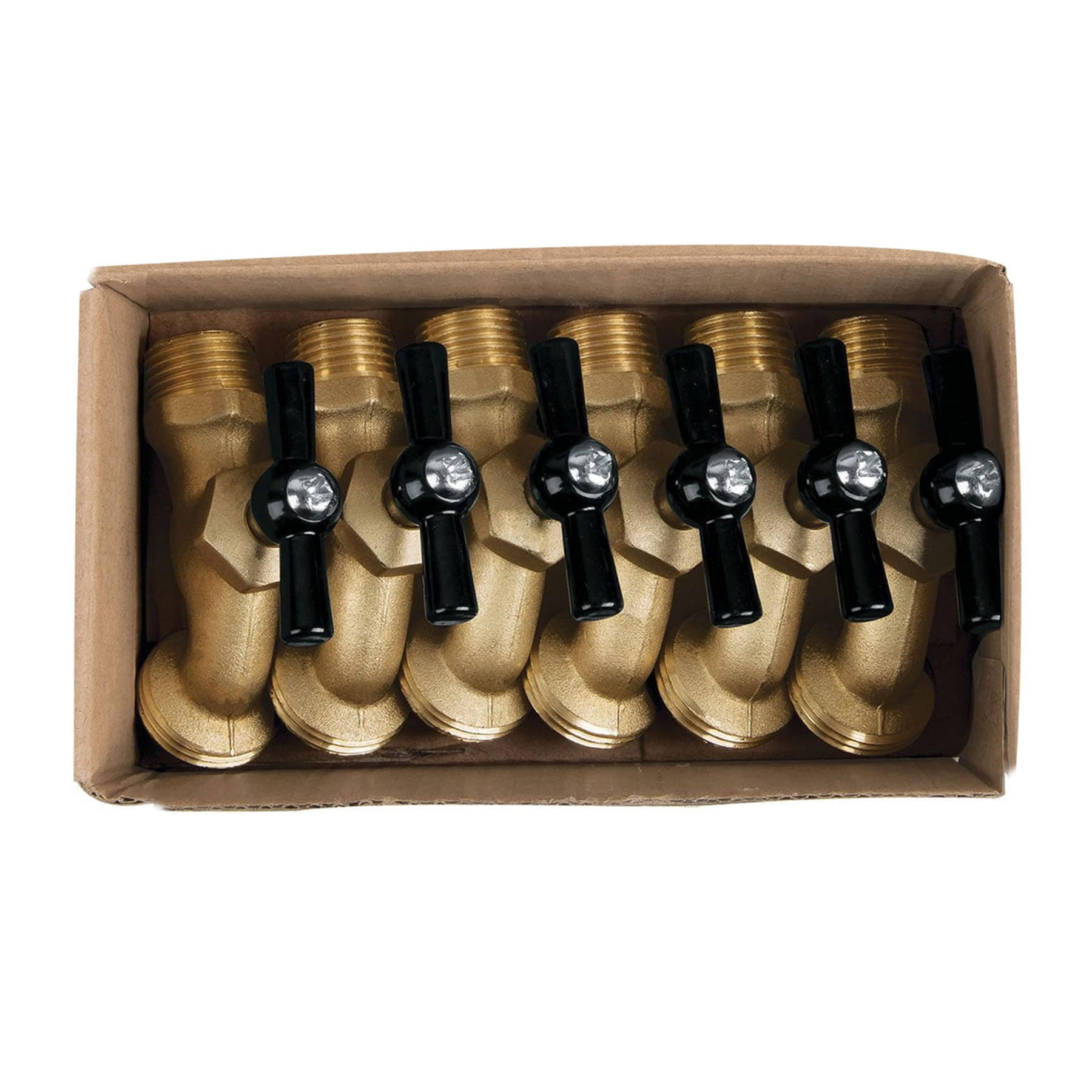 Llave para manguera, de latón 1/2″”, 100 g, Pretul - Imagen 4