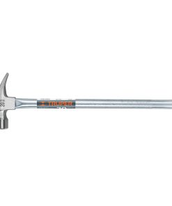 Martillo tubular pulido 20oz cara fresada, uña recta, Truper