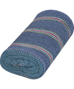 rollo de 25 m de jerga sarga ligera azul, klintek